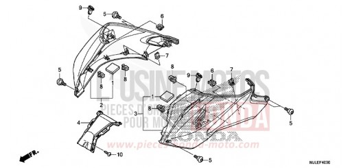 COUVERCLE NC750SAF de 2015